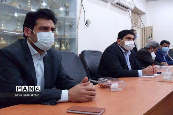 جلسه کاری حوزه معاونت پرورشی و فرهنگی اداره‌کل آموزش و پرورش خوزستان