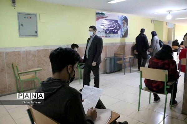 بازدید از حوزه امتحانات در شهرستان قدس