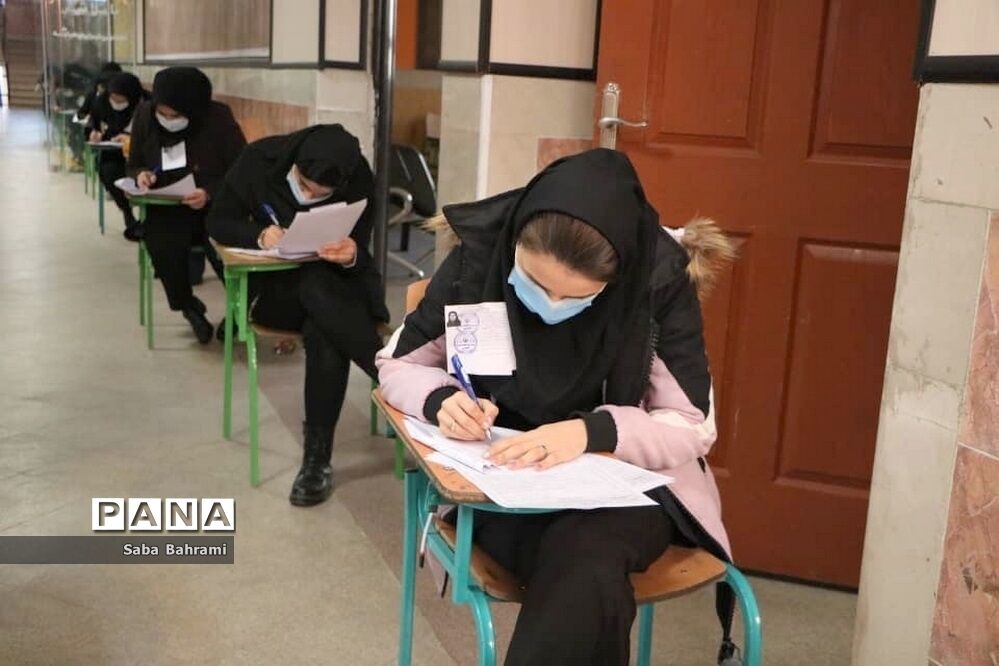 بازدید از حوزه امتحانات در شهرستان قدس