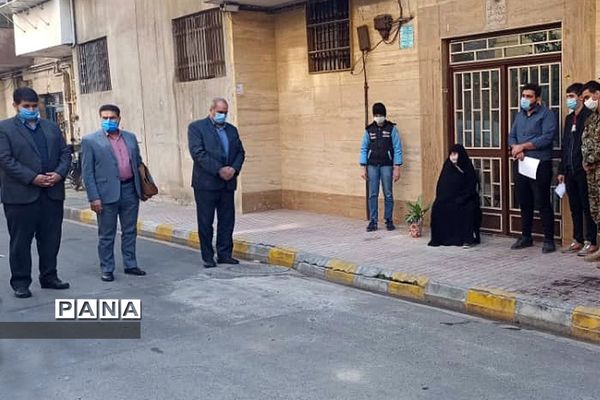 دیدارمسئولان آموزش و پرورش ناحیه یک ری با خانواده‌های معظم شهدای دفاع مقدس