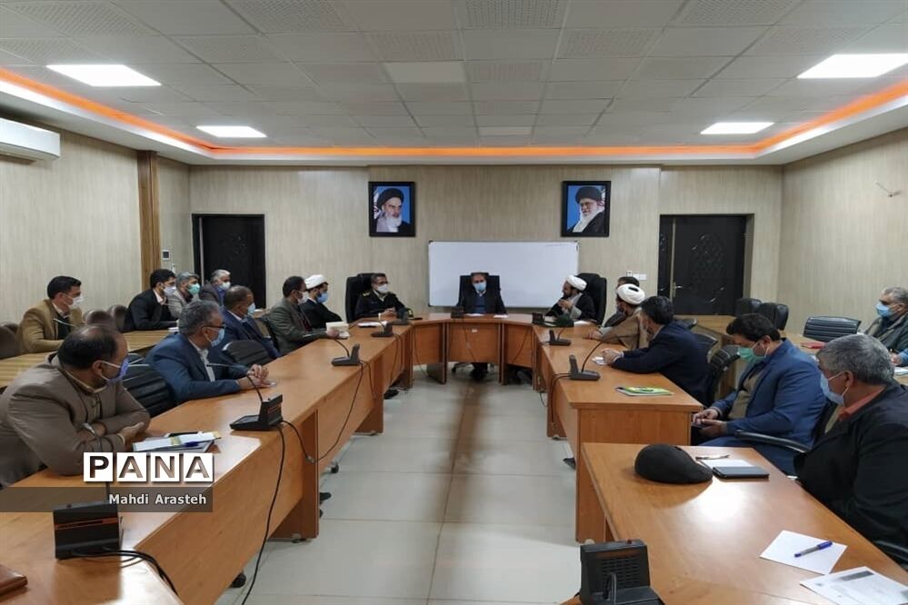 جلسه ستاد گرامیداشت دهه فجر و سالگرد پیروزی انقلاب اسلامی درشهرستان خوسف استان خراسان جنوبی