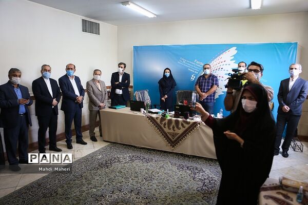 بازدید علیرضا کاظمی از سی‌وهشتمین دوره مسابقات فرهنگی هنری