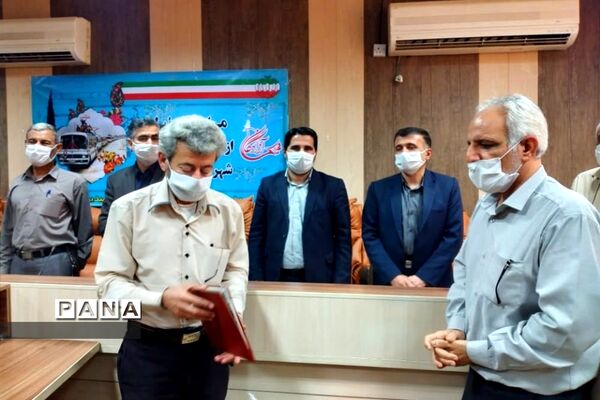 تجلیل از آزادگان فرهنگی شهرستان امیدیه