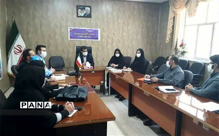 جلسه مشترک آموزش و پرورش و مسئولین خانه های تسهیل گری بجنورد برگزار شد