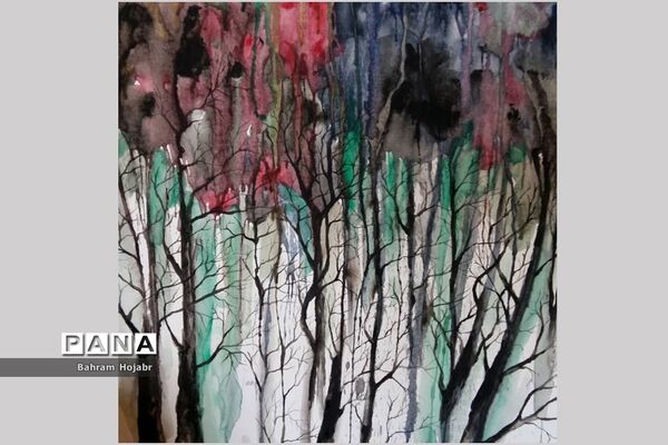 نمایشگاه مجازی آثار نقاشی و طراحی بهرام هژبر، معلم هنرمند اهل گله‌دار