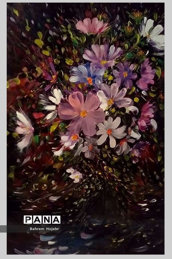 نمایشگاه مجازی آثار نقاشی و طراحی بهرام هژبر، معلم هنرمند اهل گله‌دار