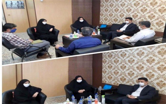 بازدید ناظر استانی از پروژه مهر اداره آموزش و پرورش منطقه بندرریگ