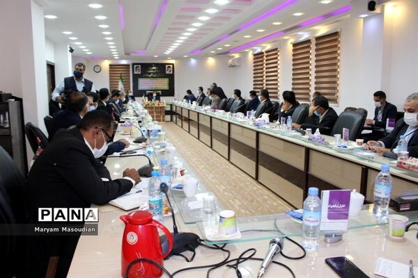 گردهمایی مدیران و روسای آموزش و پرورش استان بوشهر با حضورمعاون وزیر و رئیس سازمان نهضت سواد آموزی کشور