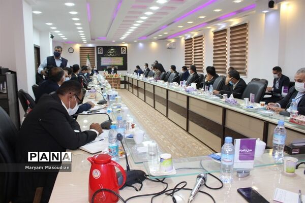 گردهمایی مدیران و روسای آموزش و پرورش استان بوشهر با حضورمعاون وزیر و رئیس سازمان نهضت سواد آموزی کشور