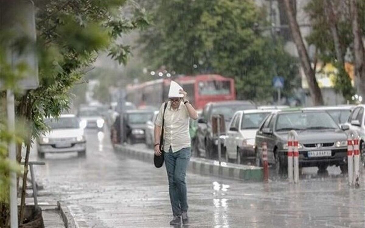 بارش پراکنده باران در برخی استان‌ها