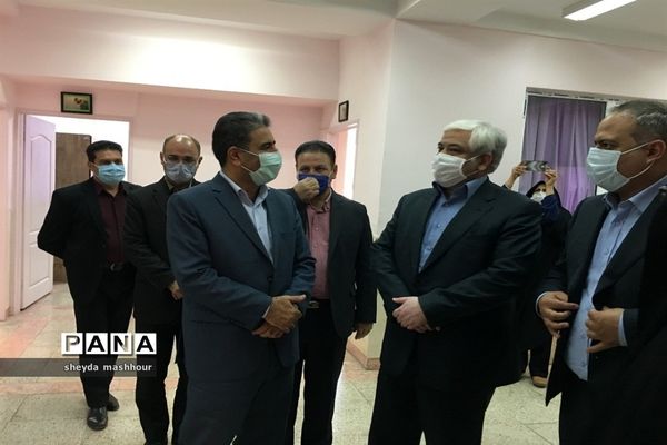 بازدید از روند ثبت نام و بازگشایی مدارس آموزش و پرورش ناحیه یک شهرری