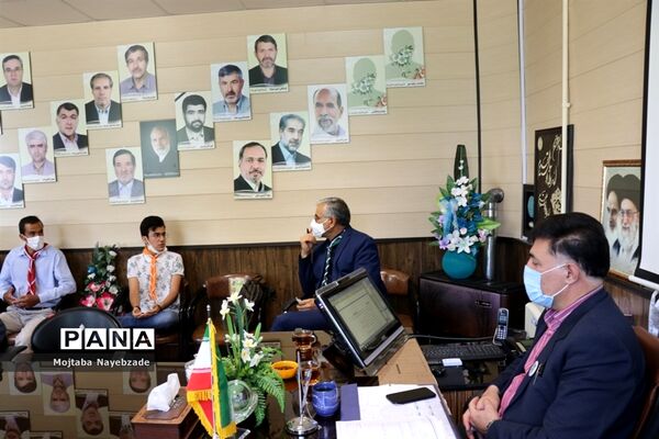 مراسم تجلیل فعالان سازمان دانش آموزی قوچان