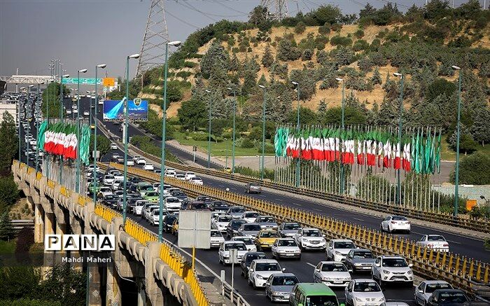 ترافیک سنگین در راه‌های ورودی به تهران