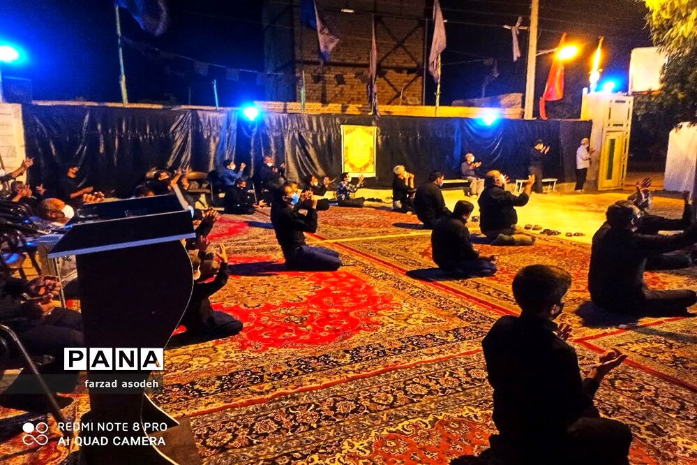 برگزاری  مراسم عزاداری  شب های ماه محرم درروستای فروتقه کاشمر
