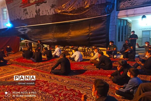 برگزاری  مراسم عزاداری  شب های ماه محرم درروستای فروتقه کاشمر