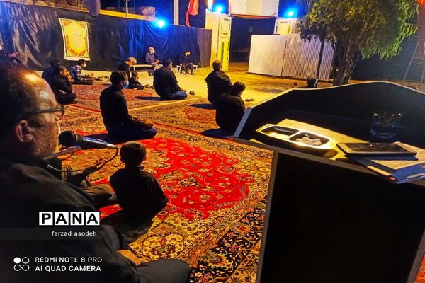 برگزاری  مراسم عزاداری  شب های ماه محرم درروستای فروتقه کاشمر