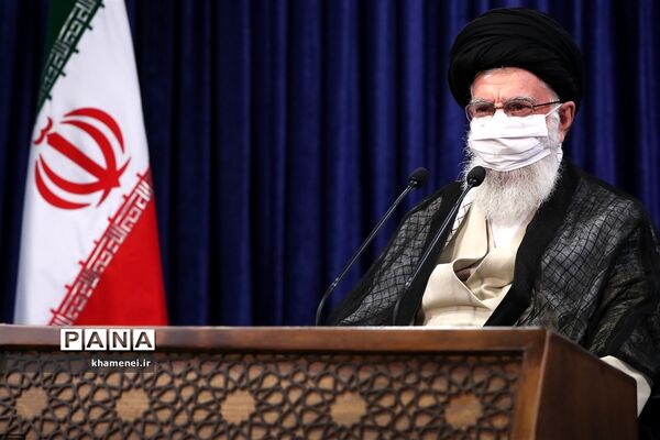 سخنرانی رهبر انقلاب در ارتباط تصویری با جلسه هیات دولت