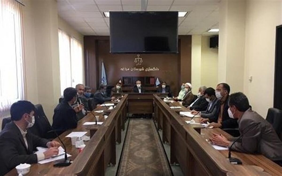 جلسه ستاد پیشگیری از وقوع جرایم ویژه ماه محرم در شهرستان مراغه تشکیل شد