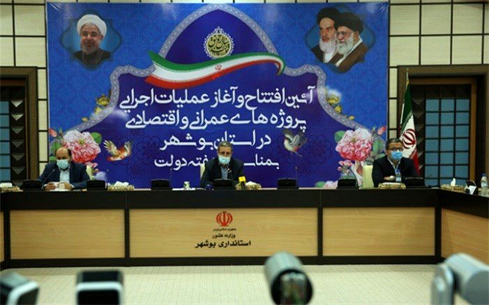 افتتاح و آغاز عملیات اجرایی 145 پروژه عمرانی در شهرستان‌های دیر و دشتی