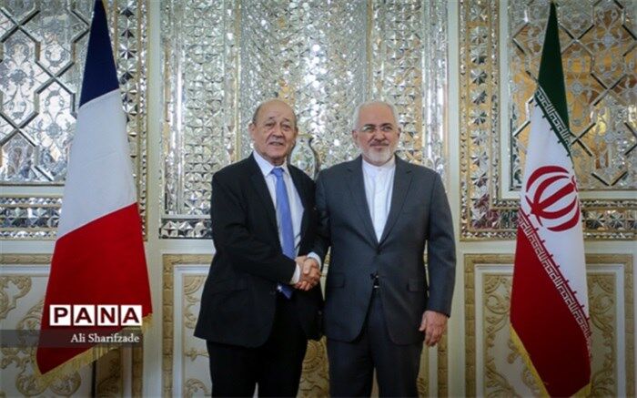 رایزنی تلفنی ظریف و لودریان درباره برجام و لبنان