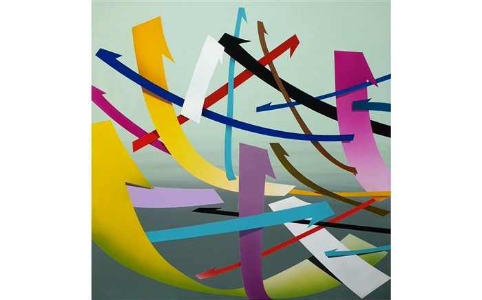 «پیروز پاینده» با مجموعه نقاشی«حرف اول» در گالری کاما