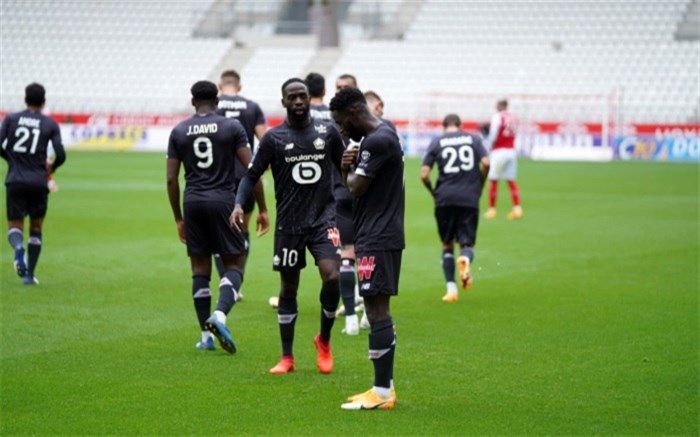 لیگ یک فرانسه؛ لیل برد تاریخی را جشن گرفت