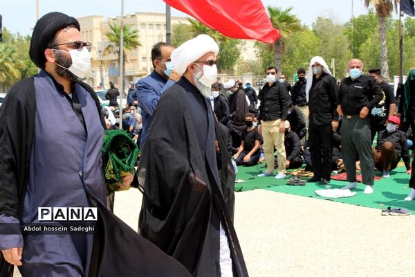 نماز ظهر عاشورا  در بوشهر