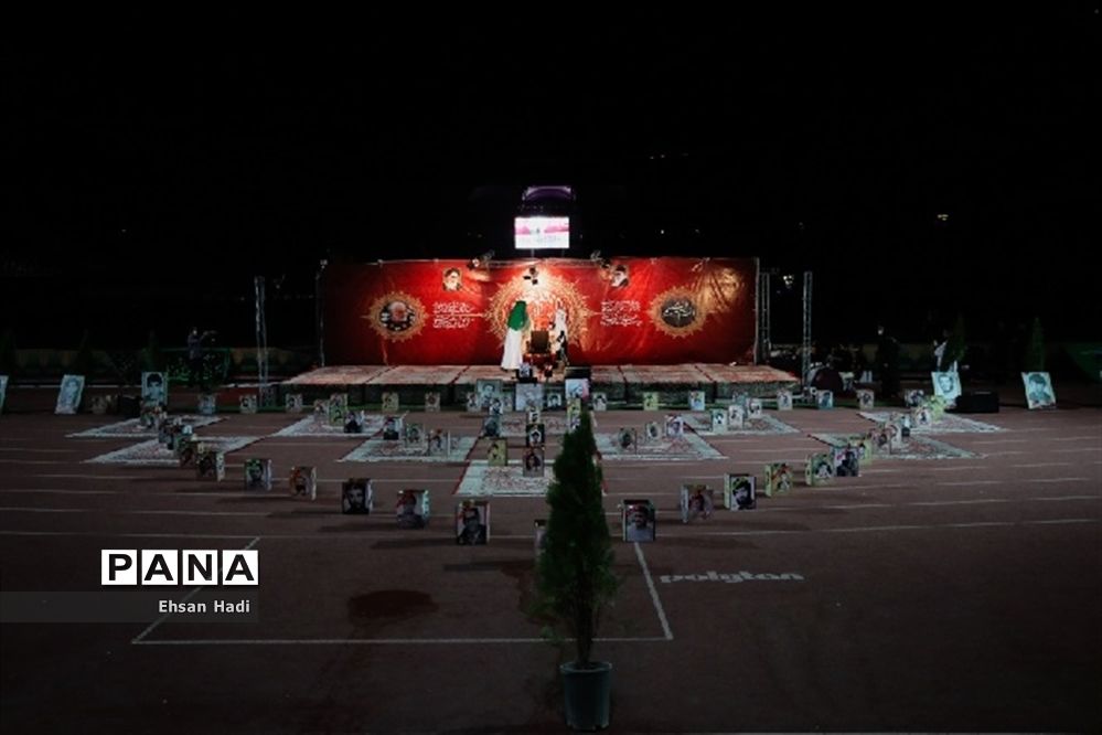 مراسم عزاداری در ورزشگاه امام رضا (ع) مشهد