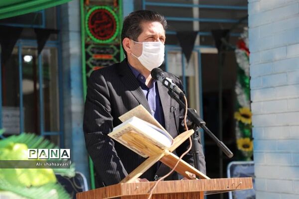 مانور نمادین بازگشایی مدارس
