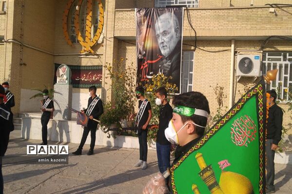 برگزاری هشتمین سوگواره احلی من العسل (کاروان ره پویان قاسم بن الحسن (ع) ) در شهرستان داراب
