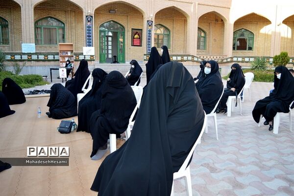 عزاداری حسینی در حوزه علمیه نرجس(س) شهرستان بیرجند
