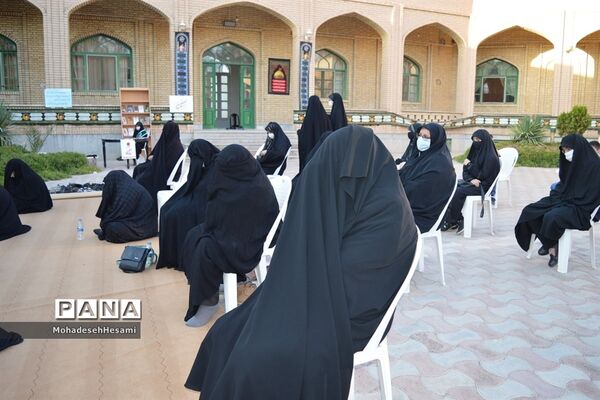 عزاداری حسینی در حوزه علمیه نرجس(س) شهرستان بیرجند