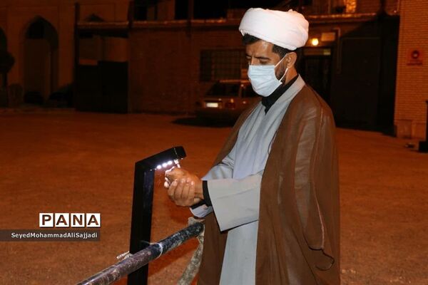 مراسم سوگواری ابا عبدالله(ع) در امامزادگان باقریه بیرجند