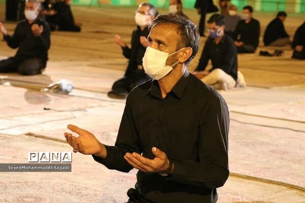 مراسم سوگواری ابا عبدالله(ع) در امامزادگان باقریه بیرجند