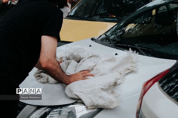 ایستگاه صلواتی ماشین‌نویسی محرم در ساری