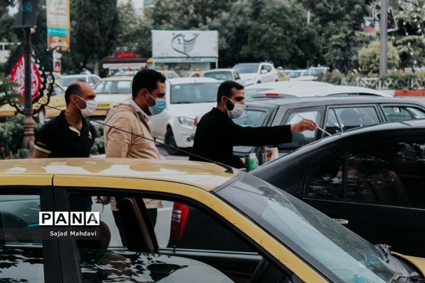 ایستگاه صلواتی ماشین‌نویسی محرم در ساری