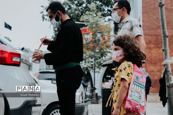 ایستگاه صلواتی ماشین‌نویسی محرم در ساری