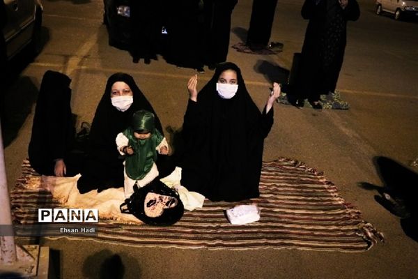 مراسم عزاداری در جمعه بازار خودرو مشهد