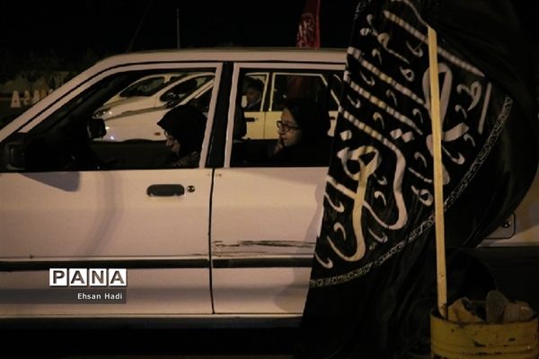 مراسم عزاداری در جمعه بازار خودرو مشهد