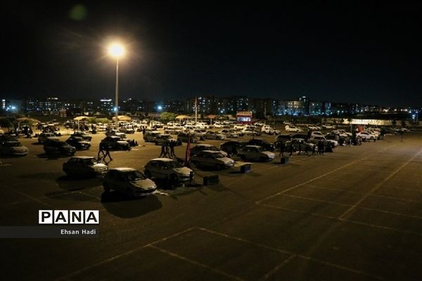 مراسم عزاداری در جمعه بازار خودرو مشهد