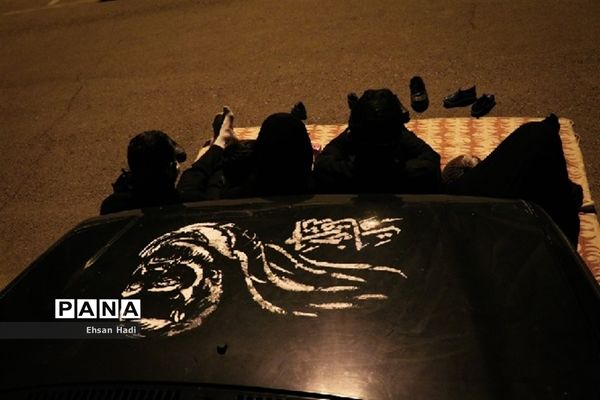 مراسم عزاداری در جمعه بازار خودرو مشهد