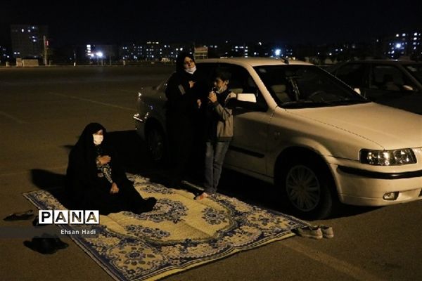 مراسم عزاداری در جمعه بازار خودرو مشهد