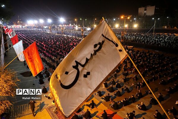 عزاداری شب تاسوعا حسینی در هئیت ریحانه الحسین