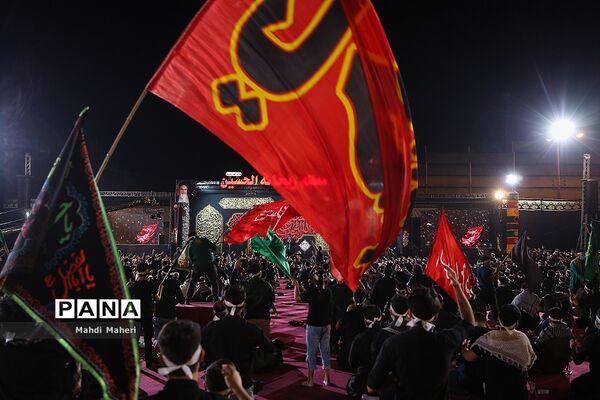 عزاداری شب تاسوعا حسینی در هئیت ریحانه الحسین