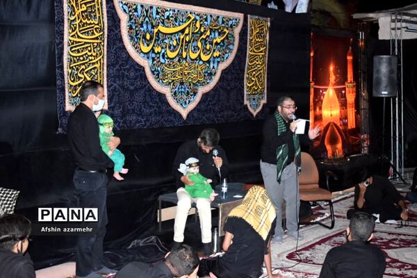عزاداری عاشقان حسینی در هیئت سیدالساجدین (ع) شهرستان نی ریز