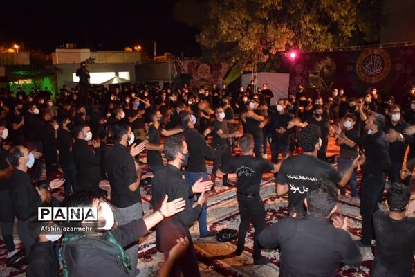 عزاداری عاشقان حسینی در هیئت سیدالساجدین (ع) شهرستان نی ریز