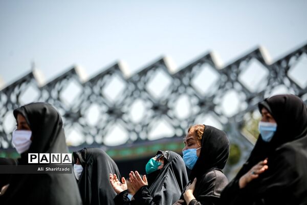 عزاداری تاسوعای حسینی در میدان امام حسین(ع)