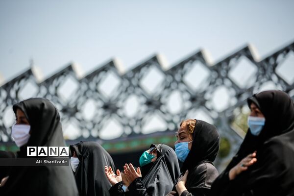 عزاداری تاسوعای حسینی در میدان امام حسین(ع)