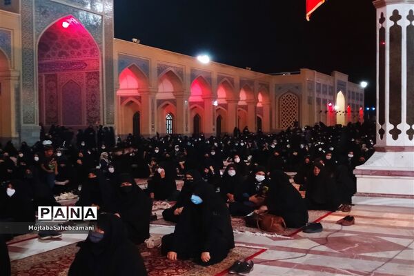 مراسم شب عاشورا در آرامگاه مدرس کاشمر