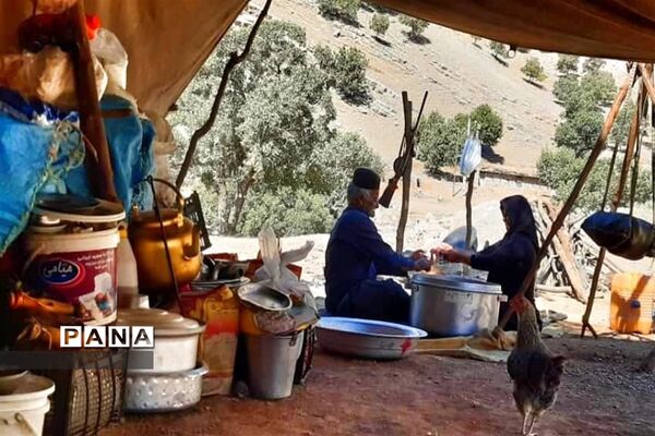 مراسم  ایام محرم در بین عشایر بختیاری توسط گروه جهادگران شهرستان امیدیه